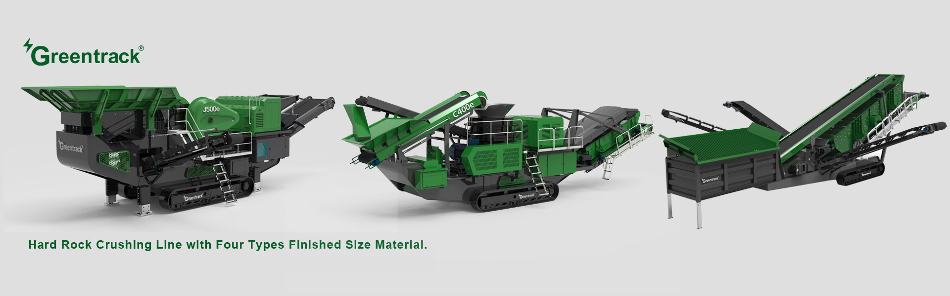 Hardrock crushing line from greentrack